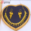 Romooz african luxury xoxo necklace set gold plated wedding women bridal jewelry sets